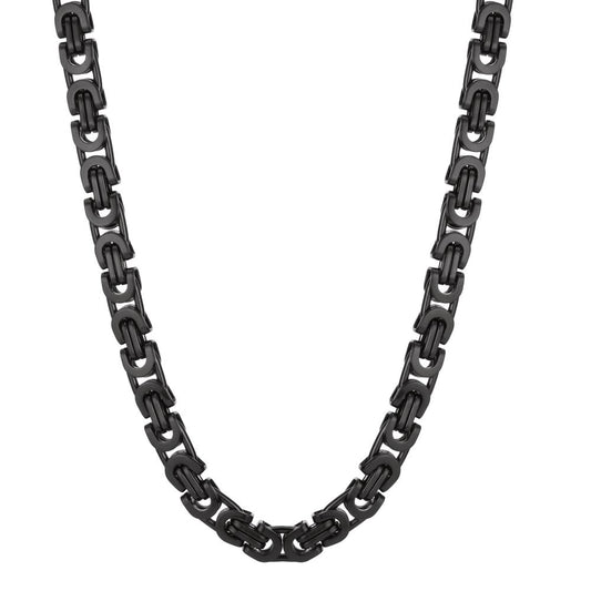 Collier Acier inoxydable noir PVD 50 cm